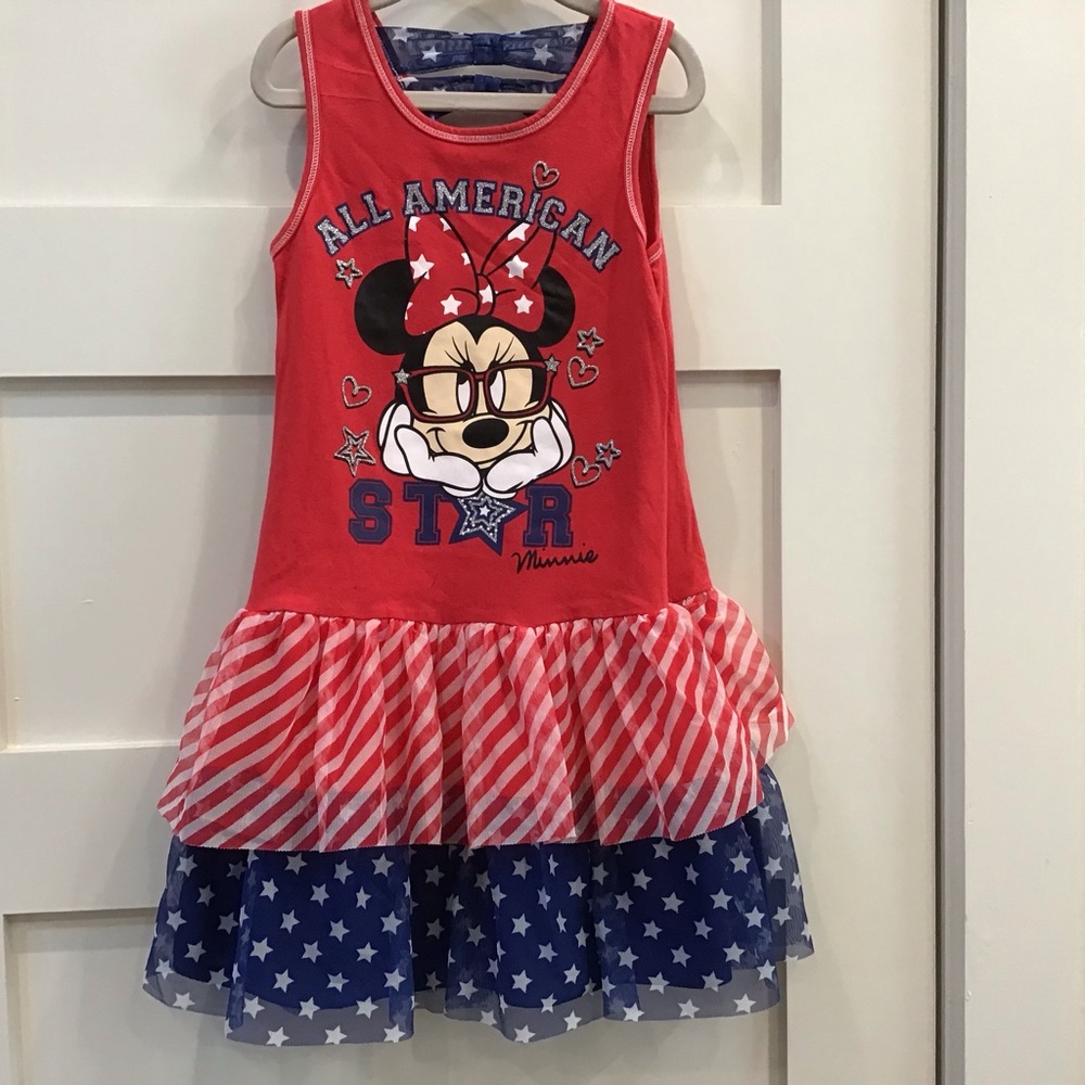 Disney Red and Blue Starry Dress